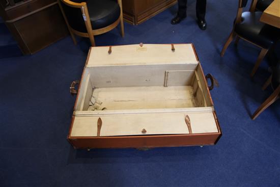 An early 20th century Louis Vuitton cabin trunk, W.3ft 4in.